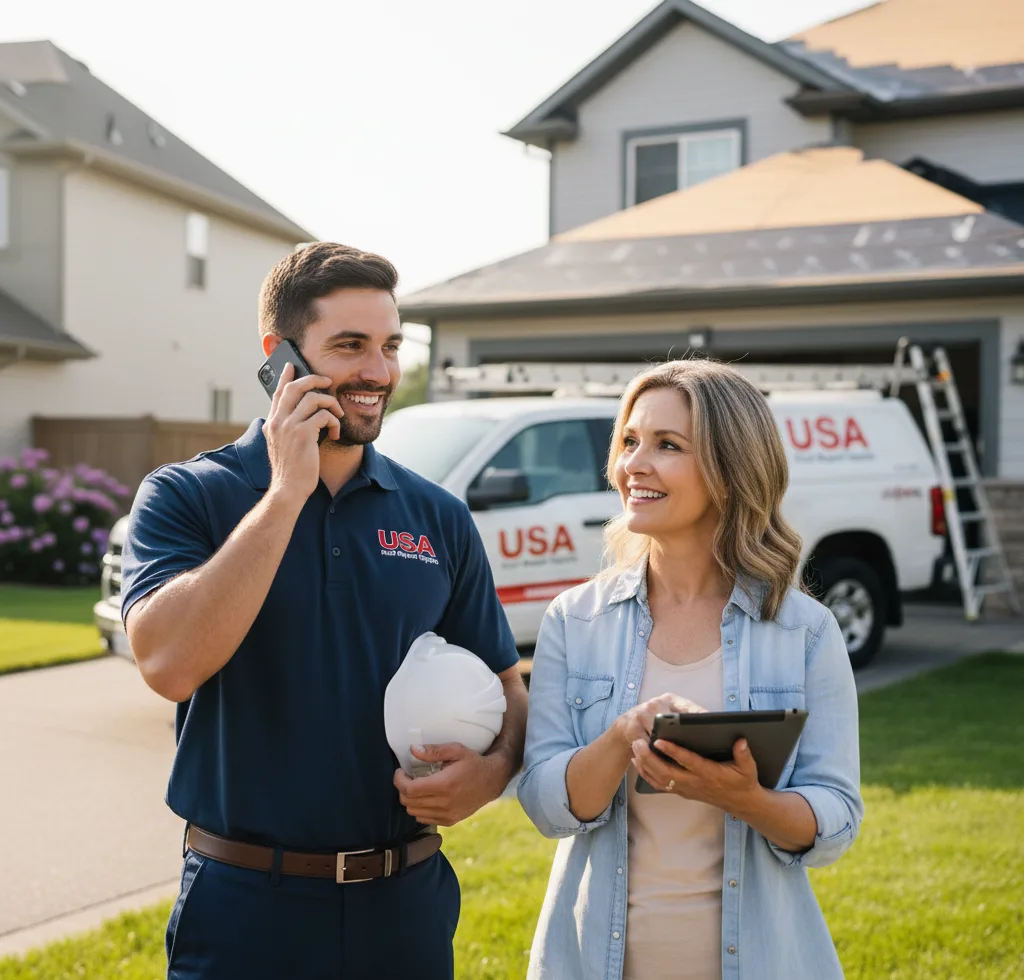 USA Roof Repair Experts customer support in Ixonia